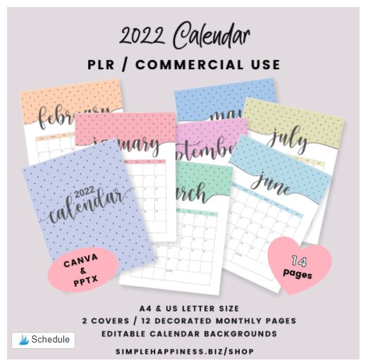 2022 Printable Calendar