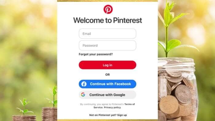 Business Growth and Pinterest Sign up 