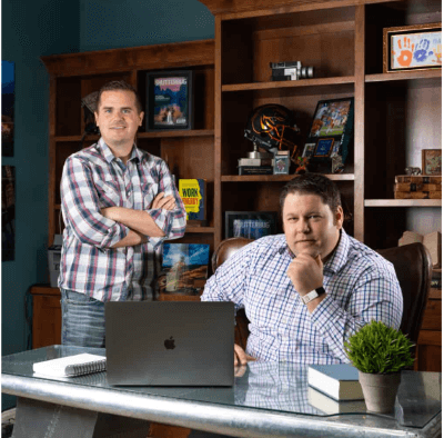 Ricky Kesler and Jim Harmer of Income School Project 24