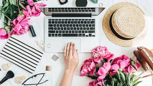 A Woman Blogging (Fashion)