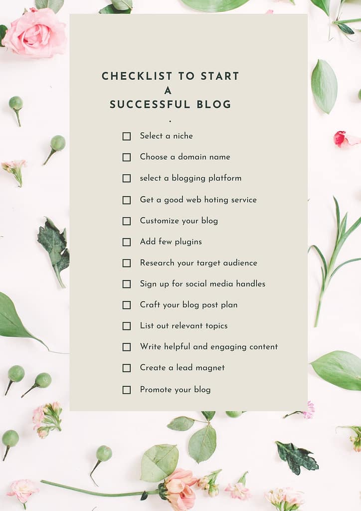 Successful Blog Checklist